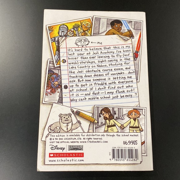 Star Wars Jedi Academy #3: The Phantom Bully by Jeffrey Brown - Paperback Novel - Picture 2 of 4